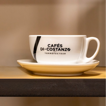 6 tasses en porcelaine (250ml)