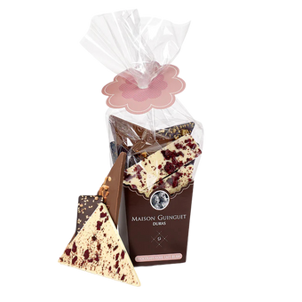 Boitasac chocolat noir blanc lait