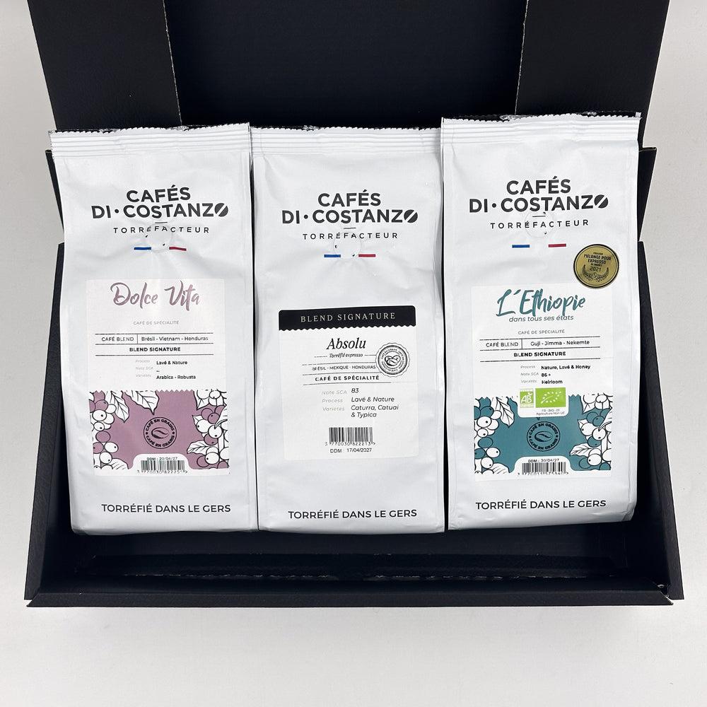 Coffret cafés blend signature