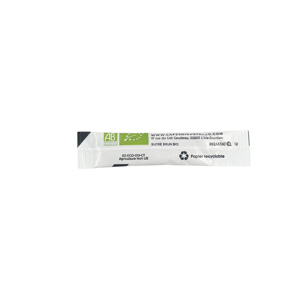 Sucre brun bio en buchettes x1000